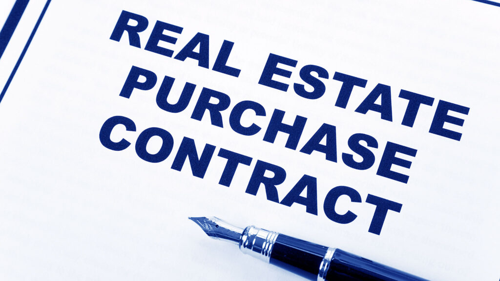 Real Estate Purchase Contract lawyer zimnoch bernard esq