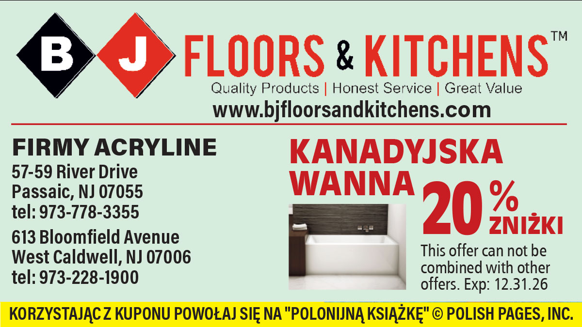 Kupon bj floors kitchens wanna kanadyjska acryline passaic new jersey