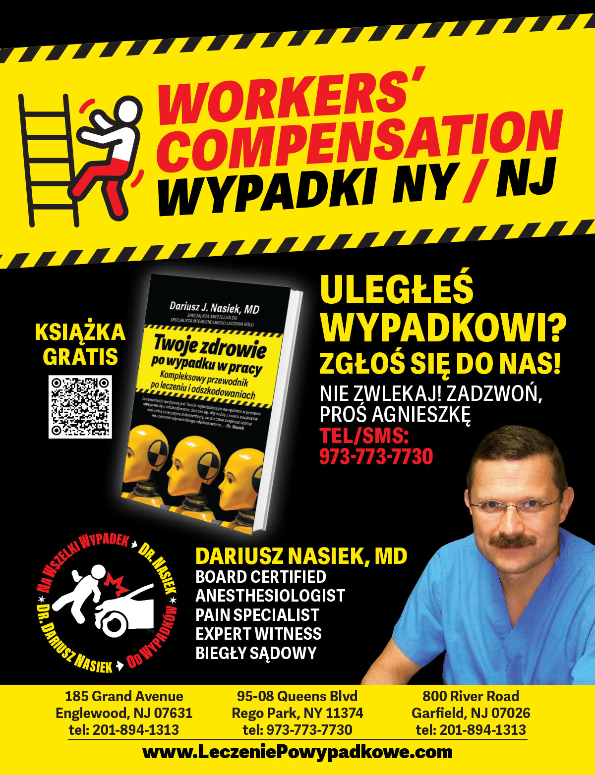 Reklama allied spine institute leczenie bolu kregoslup garfield new jersey
