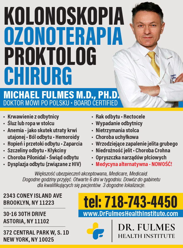 Reklama dr fulmes health institute chirurg new york nowy jork