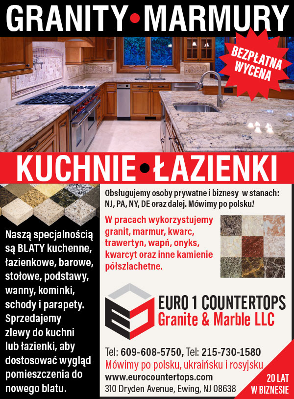 Reklama euro 1 countertops granite marble granit marmur blaty ewing new jersey