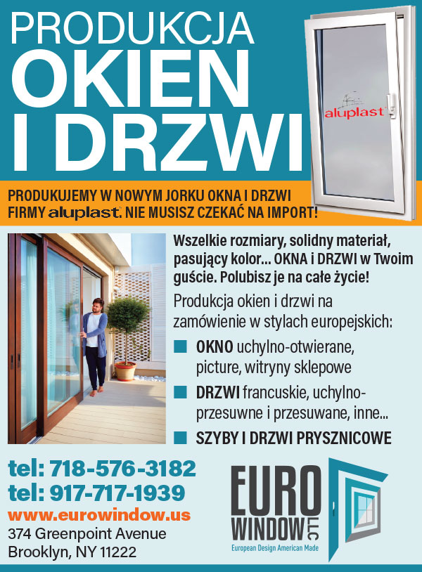 Reklama euro window okna drzwi montaz brooklyn nowy jork