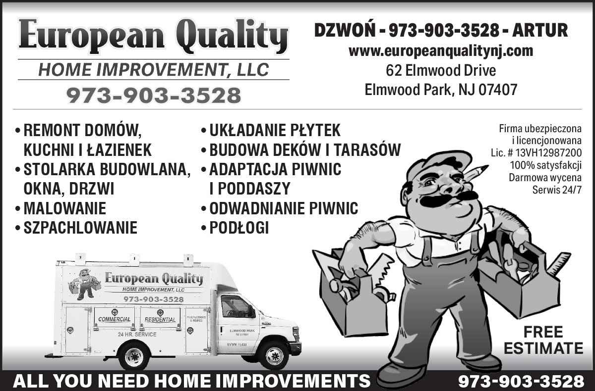 Reklama european quality home improvement kontraktor budowlany elmwood park new jersey