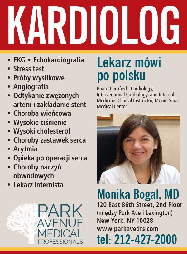 Reklama monika s bogal kardiolog new york nowy jork