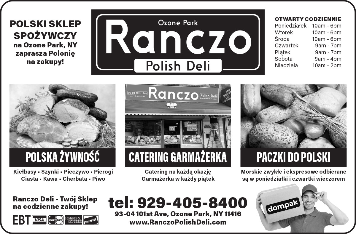 Reklama ranczo polish deli polski sklep spozywczy ozone park nowy jork