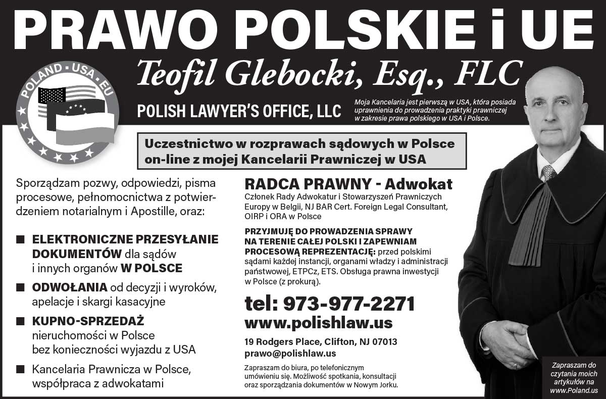 Reklama teofil glebocki adwokat sprawy w polsce clifton new jersey