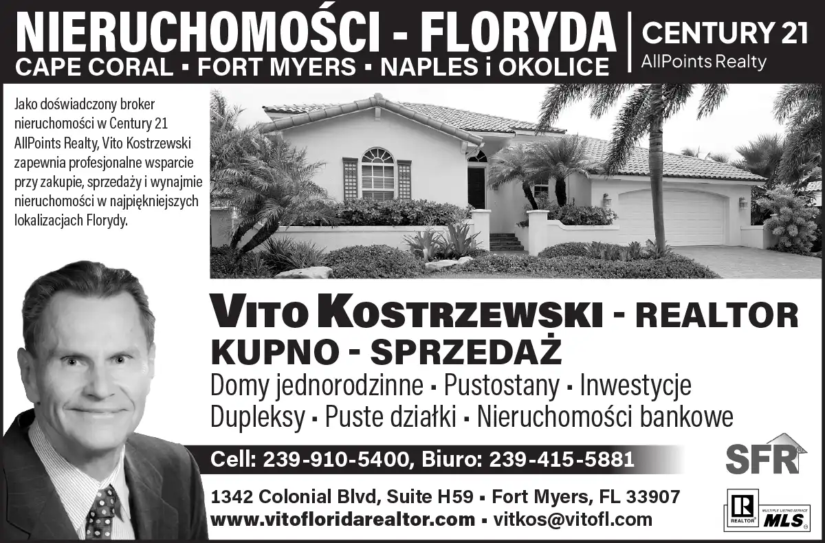 Vito kostrzewski polski agent nieruchomosci floryda