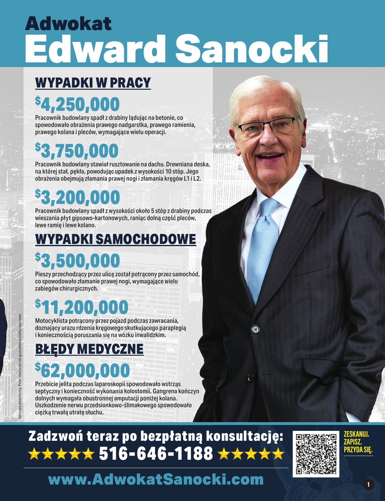 Reklama Adwokat Edward Sanocki — książka Polish Pages 2027